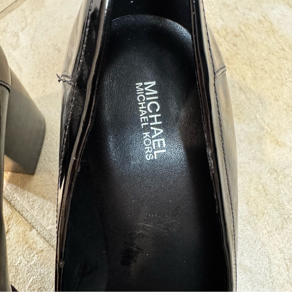 MICHAEL Michael Kors Buchanan Loafer Pumps Patent Leather Size 11 - Picture 4 of 6